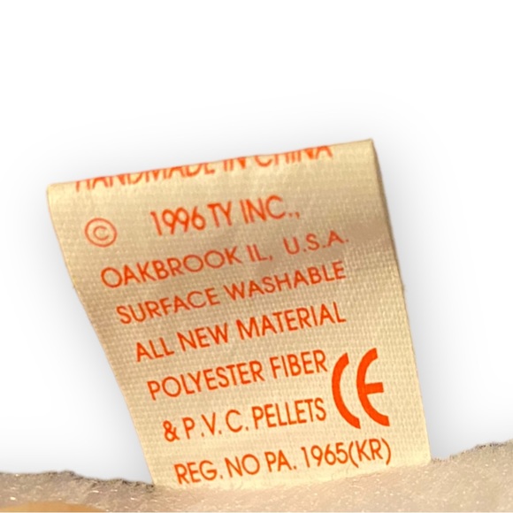 Vintage 1996 Ty Beanie Babies Crunch The Shark - Picture 5 of 5